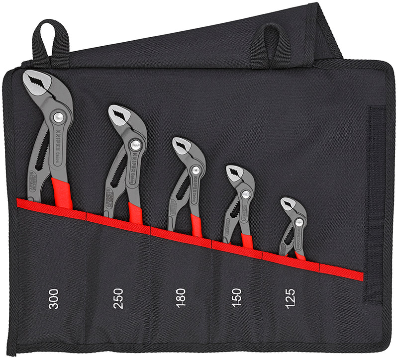 Knipex 00 19 55 S5 5pce Cobra® Waterpump Plier Set 125-300mm