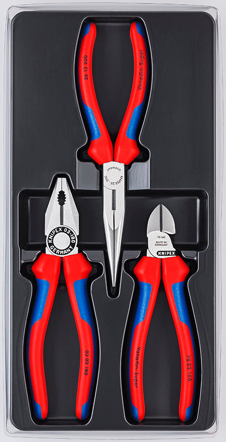 Knipex 00 20 11 3pce Plier Set Assembly Set