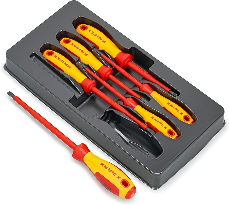 Knipex 00 20 12 V01 6pce VDE Slotted & Phillips Screwdriver Set