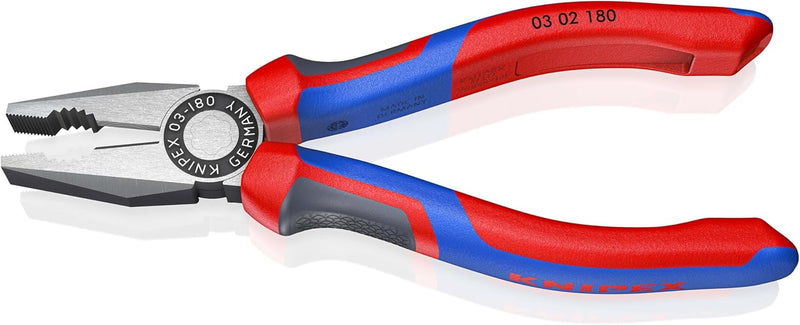 Knipex 03 02 180 180mm Combination Pliers With Comfort Handles