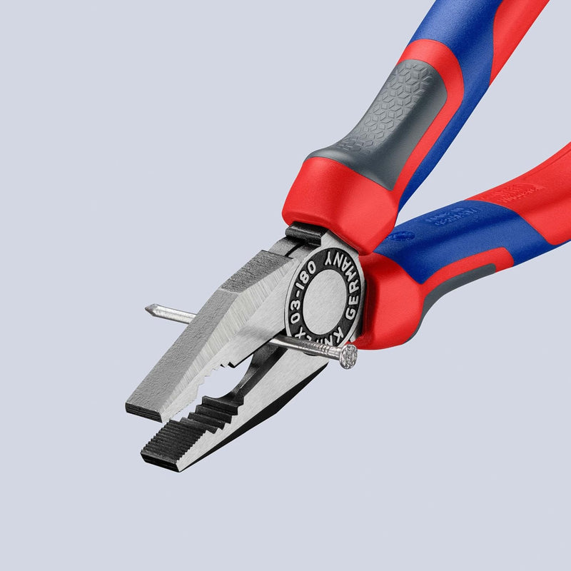 Knipex 03 02 180 180mm Combination Pliers With Comfort Handles