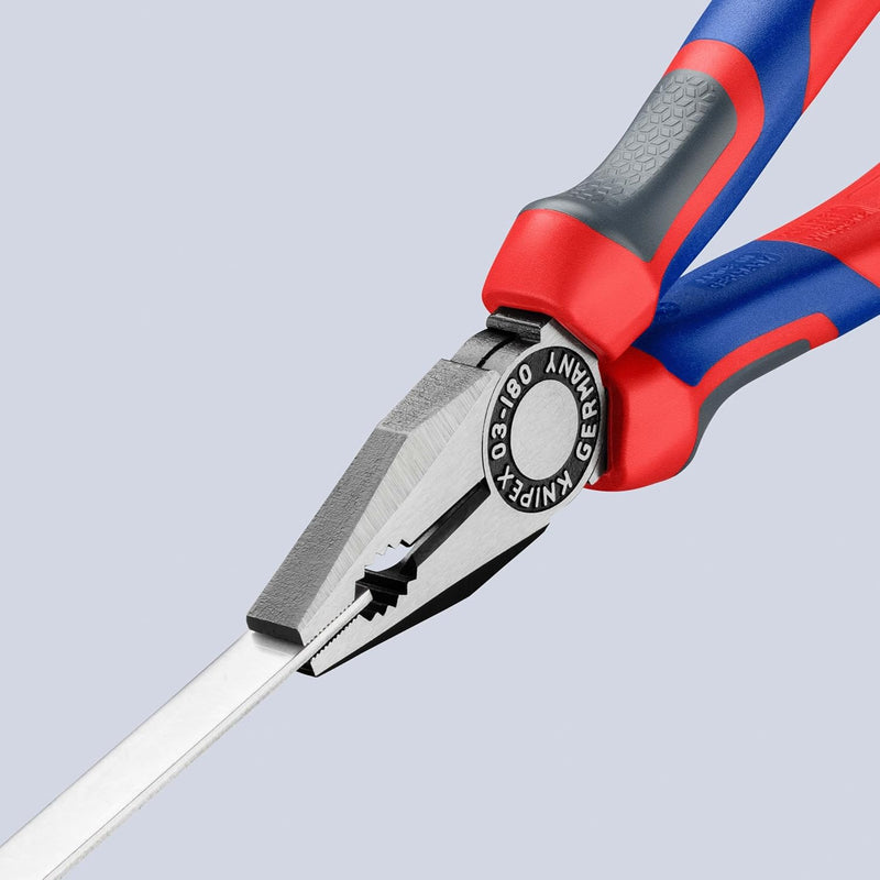 Knipex 03 02 180 180mm Combination Pliers With Comfort Handles