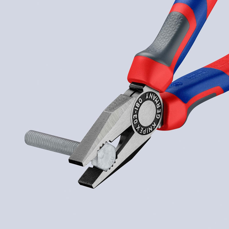 Knipex 03 02 180 180mm Combination Pliers With Comfort Handles