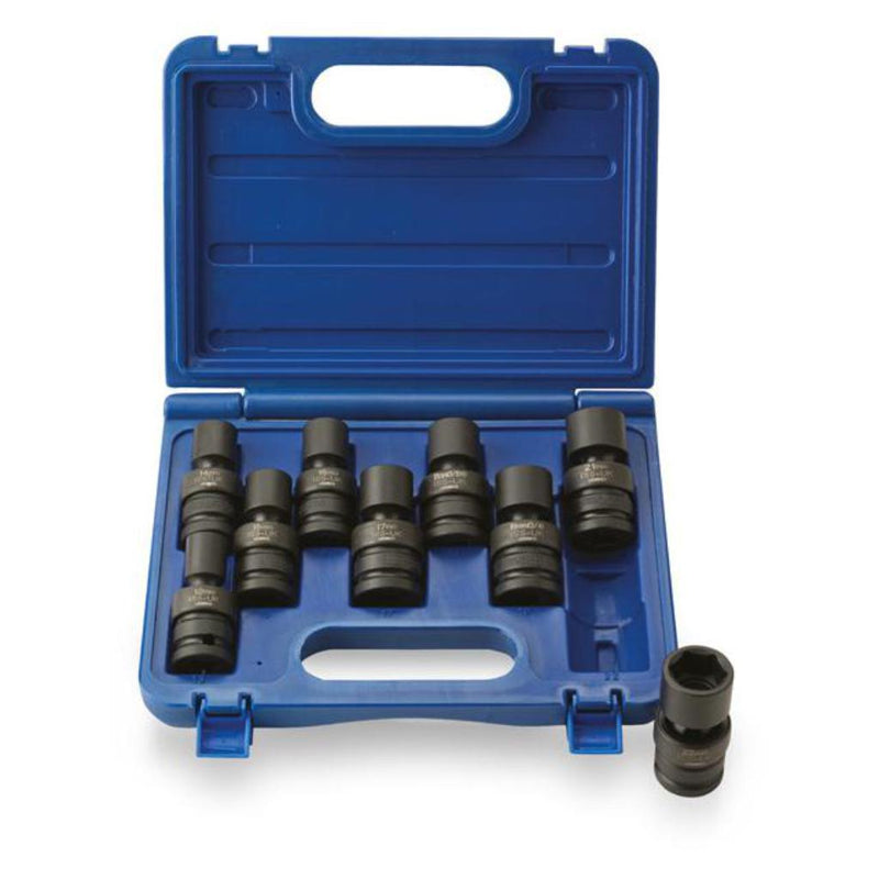 Impact Socket Supplies (ISS UK) SET08US 1/2"Dr 9pce 13-22mm Universal Impact Socket Set