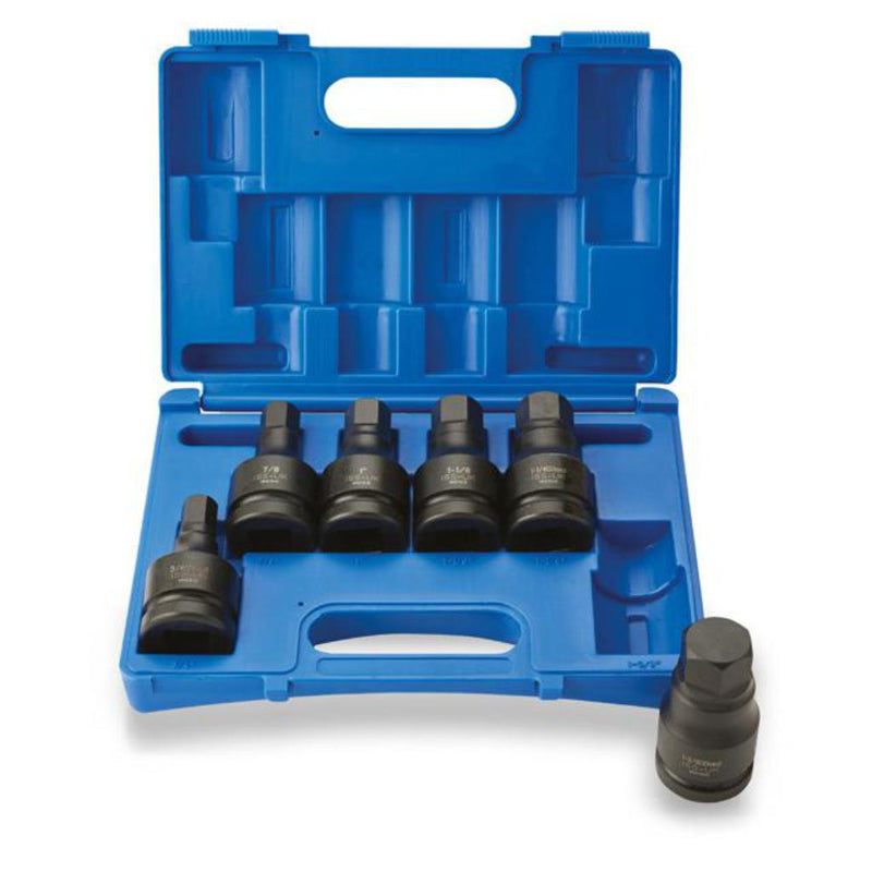 Impact Socket Supplies (ISS UK) SET16MHDM 1″Dr 6pce 14-27mm Hex Bit Impact Socket Set