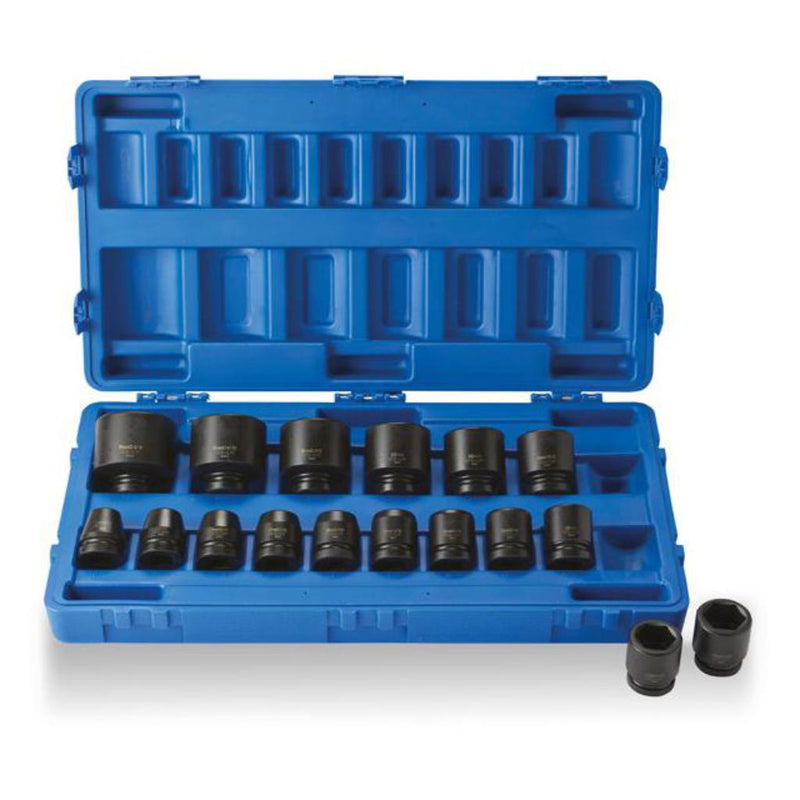 Impact Socket Supplies (ISS UK) SET16MMS17 1″Dr 17pce 19-70mm Impact Socket Set