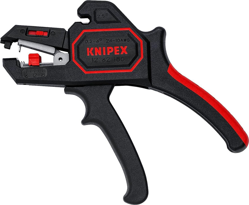 Knipex 12 62 180 0.2-6mm Automatic Insulation Wire Stripper