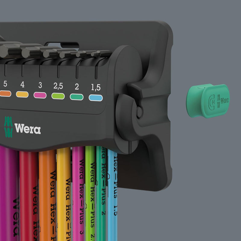 Wera 133165 9pc 950/9 Hex-Plus Multicolour 3 L-key Set