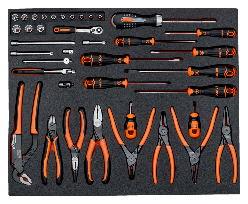 Bahco FF1ASET-MRO2 256pce MRO 7 Foam Toolkit