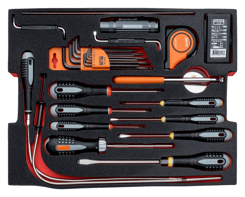 Bahco 4750RCHD01FF1 159pce Aviation Imperial Tool Kit With Heavy Duty Rigid Case