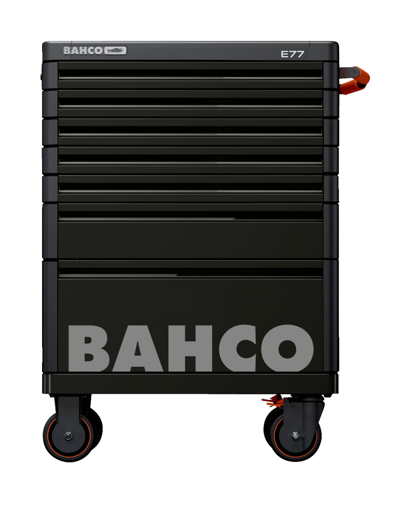 Bahco 1477K7BLACK E77 Premium 7 Drawer Black Mobile Roller Cabinet