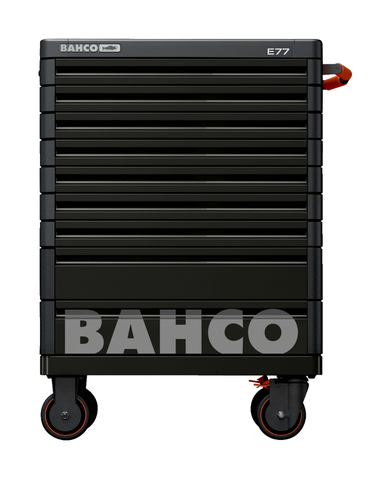 Bahco 1477K9BLACK E77 Premium 9 Drawer Black Mobile Roller Cabinet