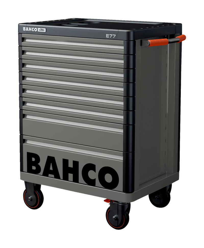 Bahco 1477K8GREY E77 Premium 8 Drawer Grey Mobile Roller Cabinet