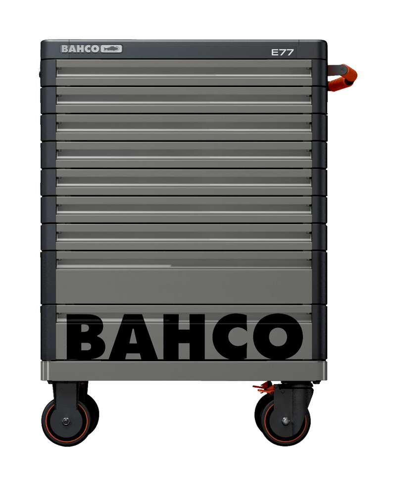 Bahco 1477K9GREY E77 Premium 9 Drawer Grey Mobile Roller Cabinet