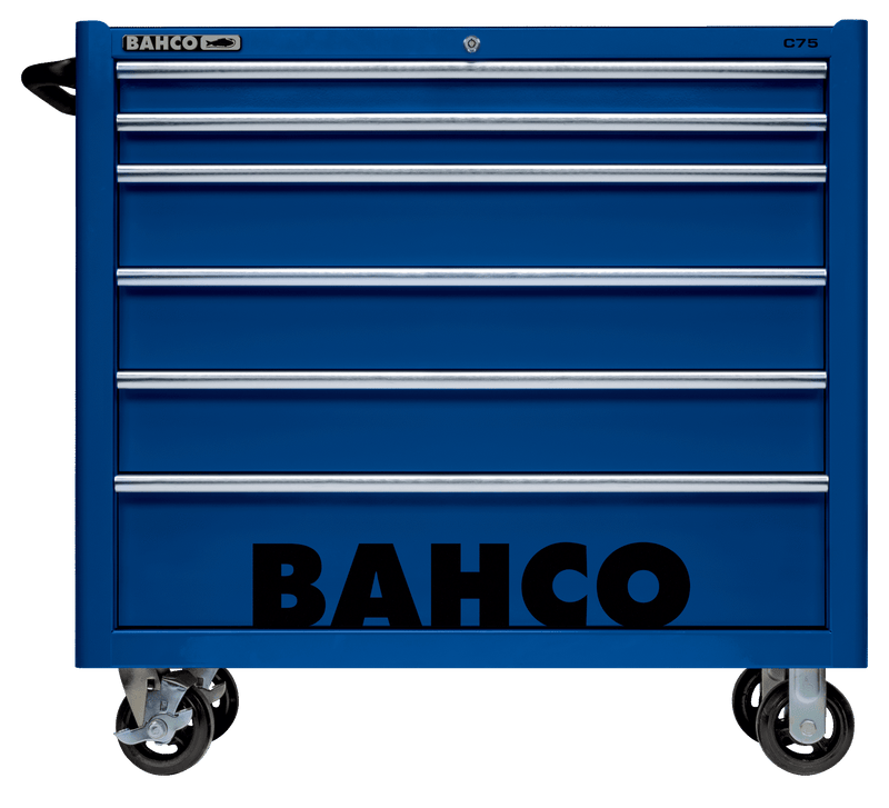 Bahco 1475KXL6BLUE C75 6 Drawer 40" Blue Classic Mobile Roller Cabinet