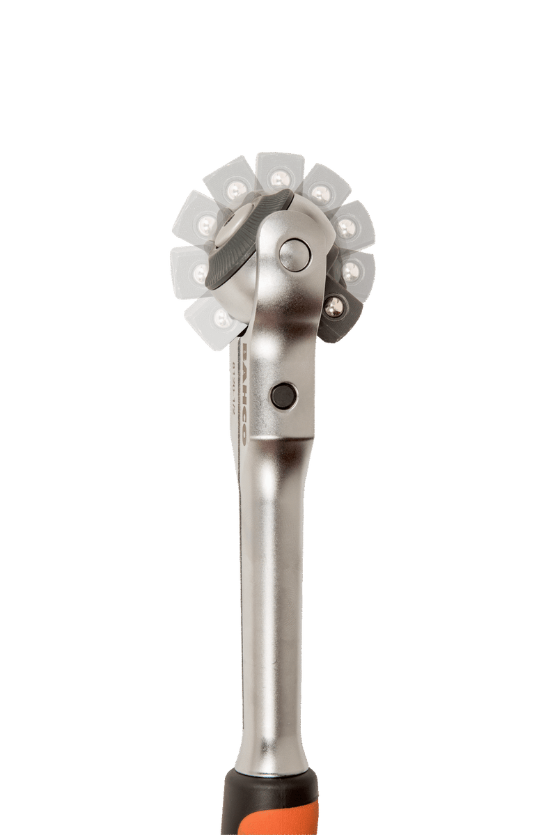 Bahco 8120-1/2 72 Teeth 1/2"Dr Swivel Head Ratchet