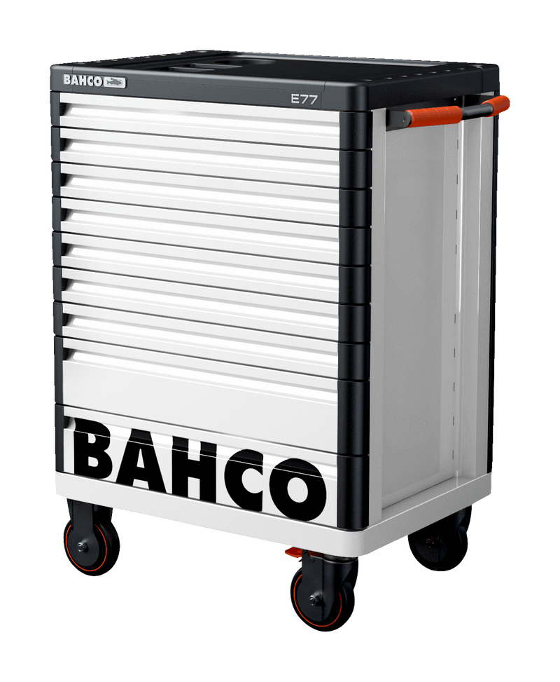 Bahco 1477K9WHITE E77 Premium 9 Drawer White Mobile Roller Cabinet