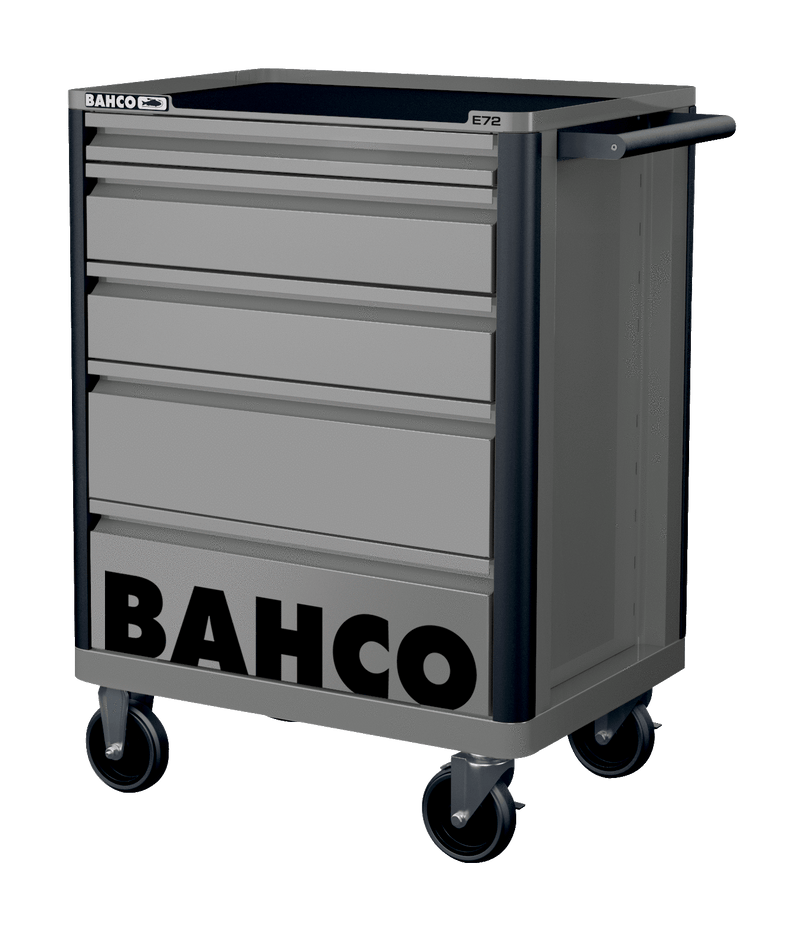 Bahco 1472K5GREY E72 5 Drawer Grey Mobile Roller Cabinet