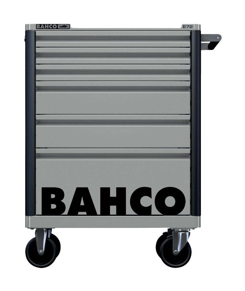 Bahco 1472K6GREY E72 6 Drawer Grey Mobile Roller Cabinet