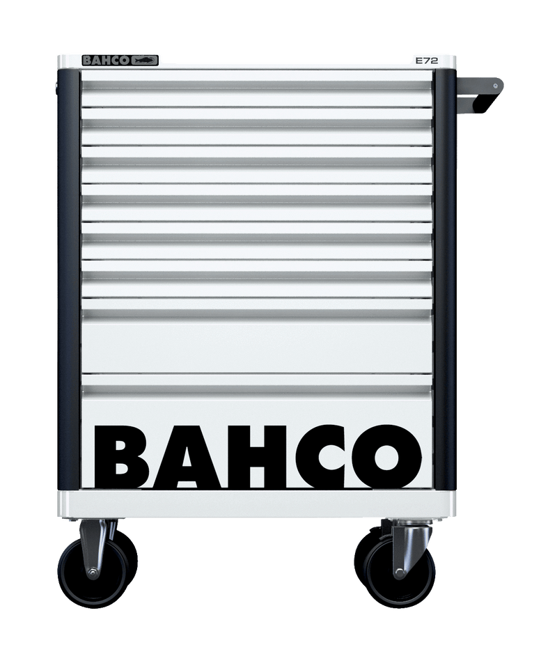 Bahco 1472K8WHITE E72 8 Drawer White Mobile Roller Cabinet