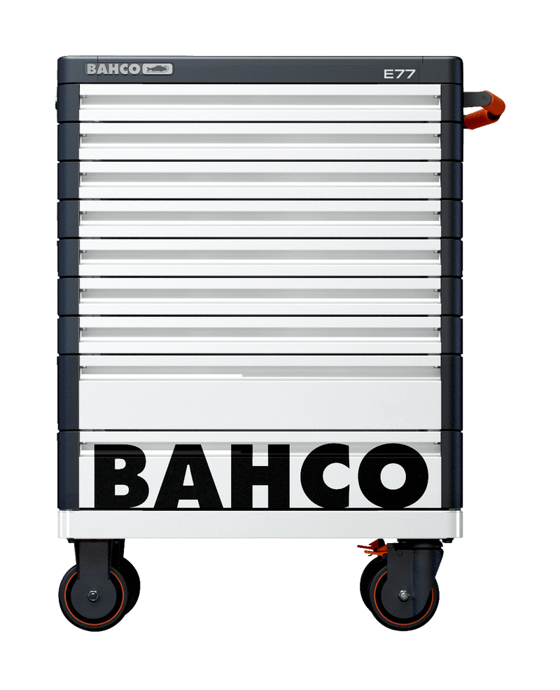 Bahco 1477K9WHITE E77 Premium 9 Drawer White Mobile Roller Cabinet