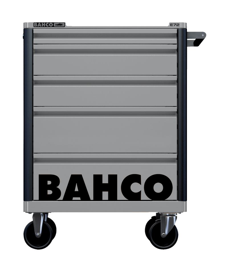 Bahco 1472K5GREY E72 5 Drawer Grey Mobile Roller Cabinet