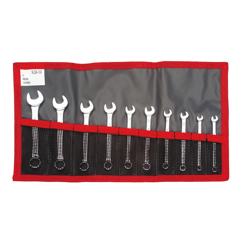 Facom 39.JE10T 10pce Metric 3.2-11mm Short Combination Spanner Wrench Set