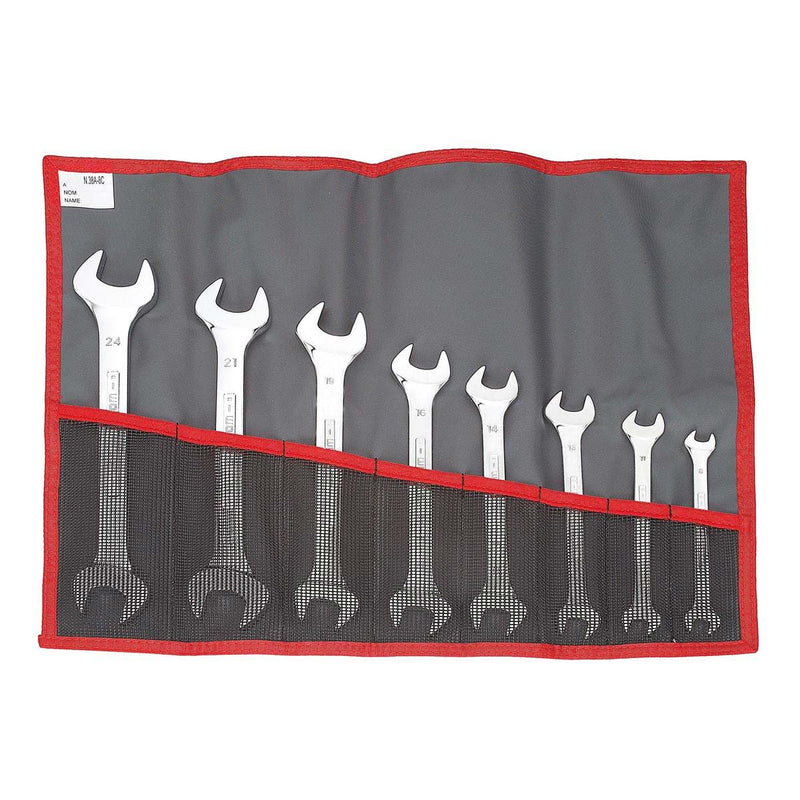 Facom 44.JE8T 8pce Metric 8-24mm Open End Spanner Wrench Set