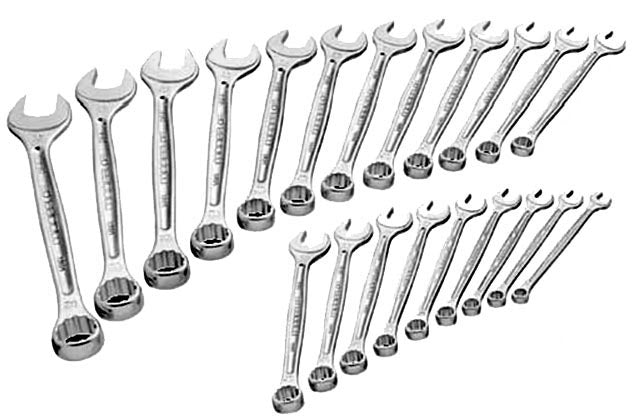 Facom 440.JU21 1/4"-1.1/2" AF 21pce Combination Spanner Wrench Set