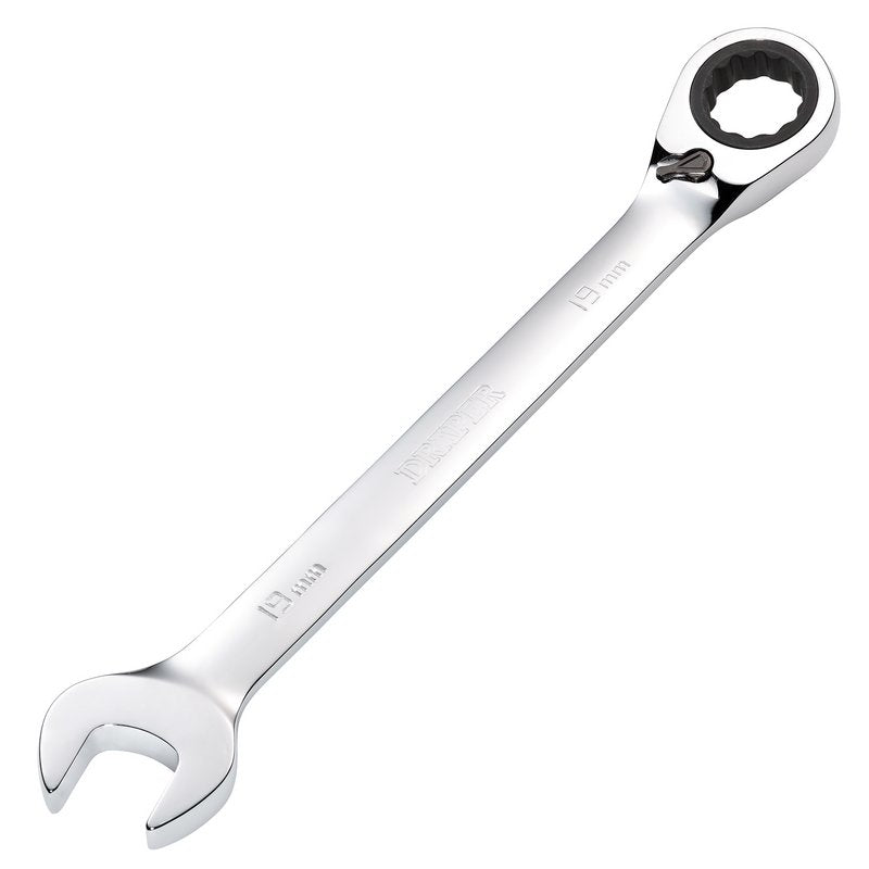 Draper 52008 19mm HI-TORQ® Reversible Ratcheting Spanner