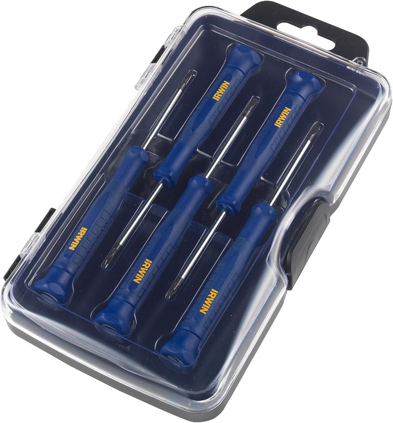 Irwin IRW1951885 5pce Slotted & Phillips Precision Screwdriver Set