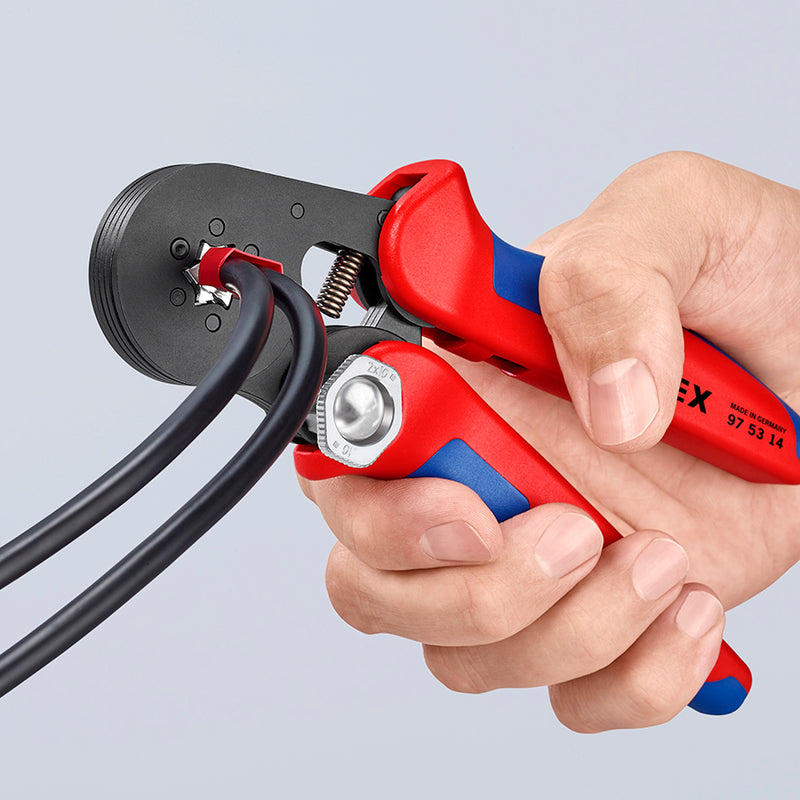 Knipex 97 53 14 180mm Self-Adjusting Crimping Pliers for Wire Ferrules