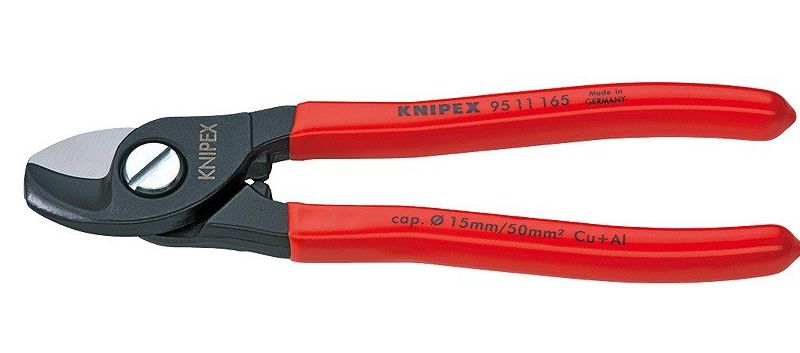Knipex 95 11 165 165mm Cable Cutters PVC Grip
