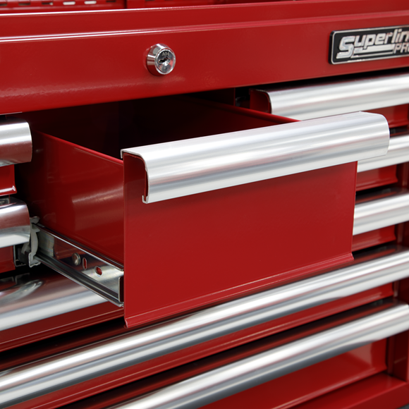 Sealey AP33089 8 Drawer Topchest with Ball-Bearing Slides - Red