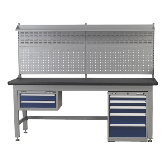 Sealey API1500COMB02 1.5m Complete Industrial Workstation & Cabinet