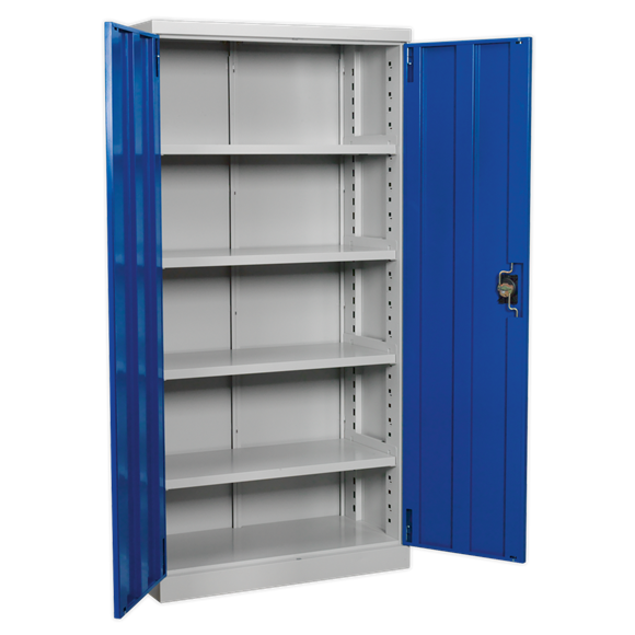 Sealey APICCOMBOF4 1800mm 4 Shelf Industrial Cabinet