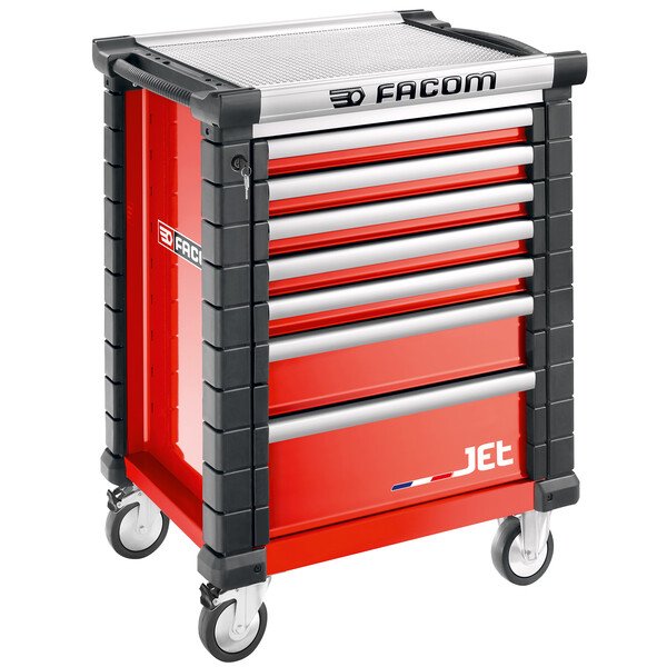 Facom JET.7M3A 7 Drawer Mobile Roller Cabinet – Red