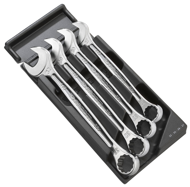 Facom MOD.440-2 4pce Metric 27-32mm Combination Spanner Set