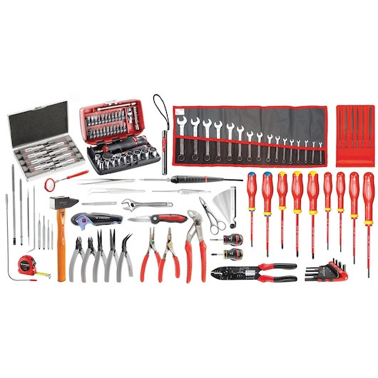 Facom 2208.EM41A 120pce Metric Electricians Tool Kit C/W BV.51A Technicians Tool Case