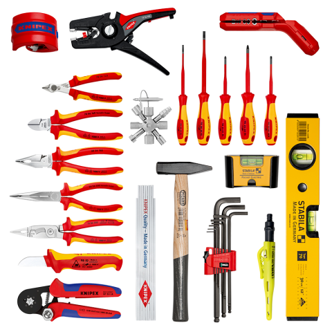 Knipex 00 21 50 E 23pce Tool Set Backpack Modular X18 Electric