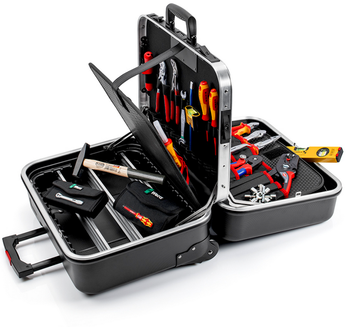 Knipex 00 21 41 63pce "BIG Twin Move" Electric Tool Set C/W Tool Case