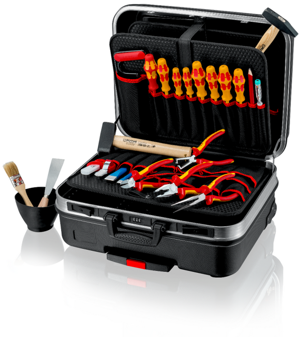 Knipex 00 21 06 HL S 24pce "BIG Basic Move" Electric Tool Set C/W Tool Case