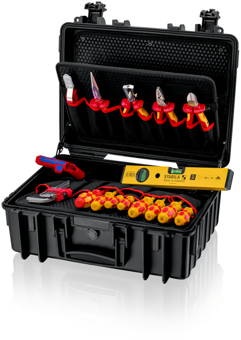 Knipex 00 21 34 HL S2 24pce "Robust23 Start" Electric Tool Set C/W Tool Case