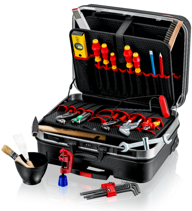 Knipex 00 21 06 HK S 31pce "BIG Basic Move" Plumbing Tool Set C/W Tool Case