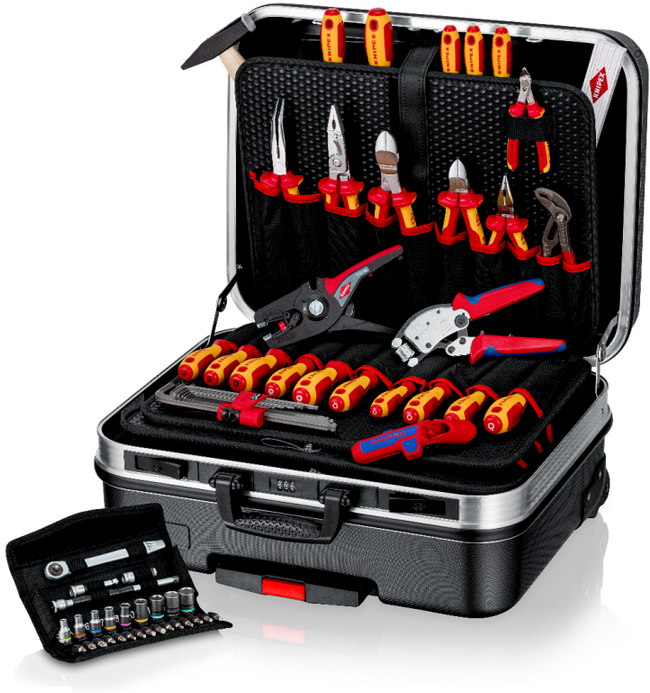 Knipex 00 21 06 68pce "BIG Basic Move” ElectricPlus Tool Set C/W Tool Case