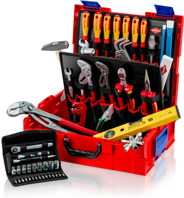 Knipex 00 21 19 LB S 52pce “L-BOXX®” Plumbing Tool Kit In Tool Case