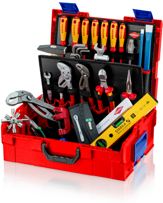 Knipex 00 21 19 LB S 52pce “L-BOXX®” Plumbing Tool Kit In Tool Case