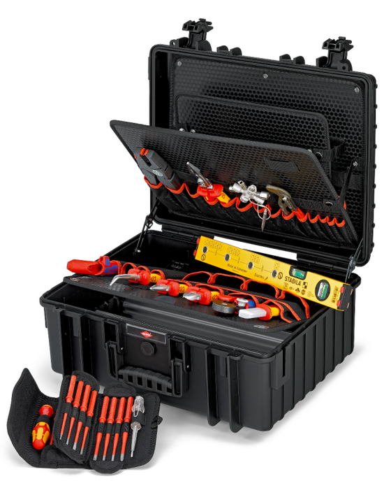 Knipex 00 21 36 26pce “Robust34” Electric VDE Electricians Tool Kit C/W Tool Case