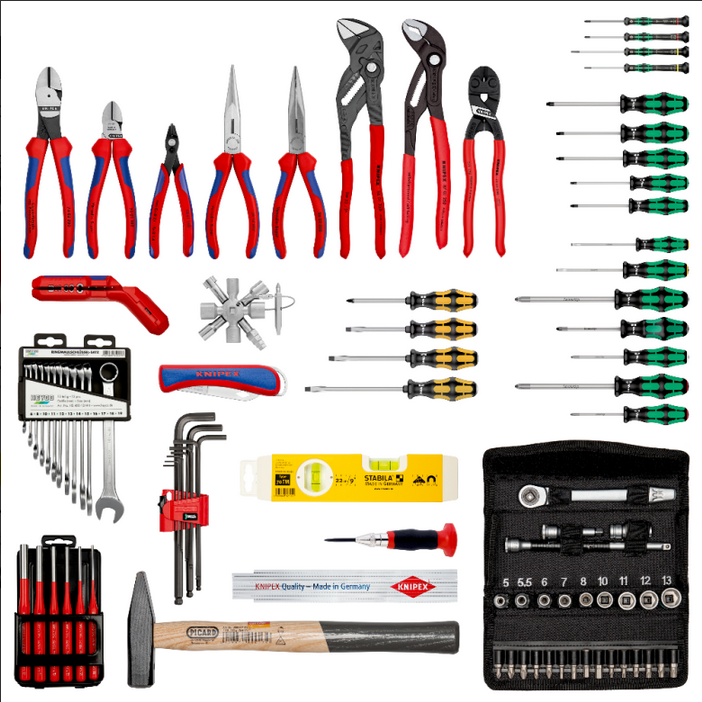 Knipex 00 21 37 M 90pce “Robust 45 Move” Mechanic Tool Kit C/W Tool Case