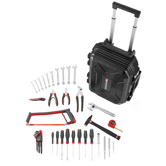 Facom BV.R30CM1PB 32pce Mobile General Hand Tool Kit in BV.R30 Rolling Tool Case